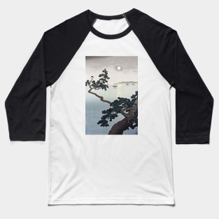 Full Moon at Akashi Beach by Tsuchiya Koitsu Baseball T-Shirt